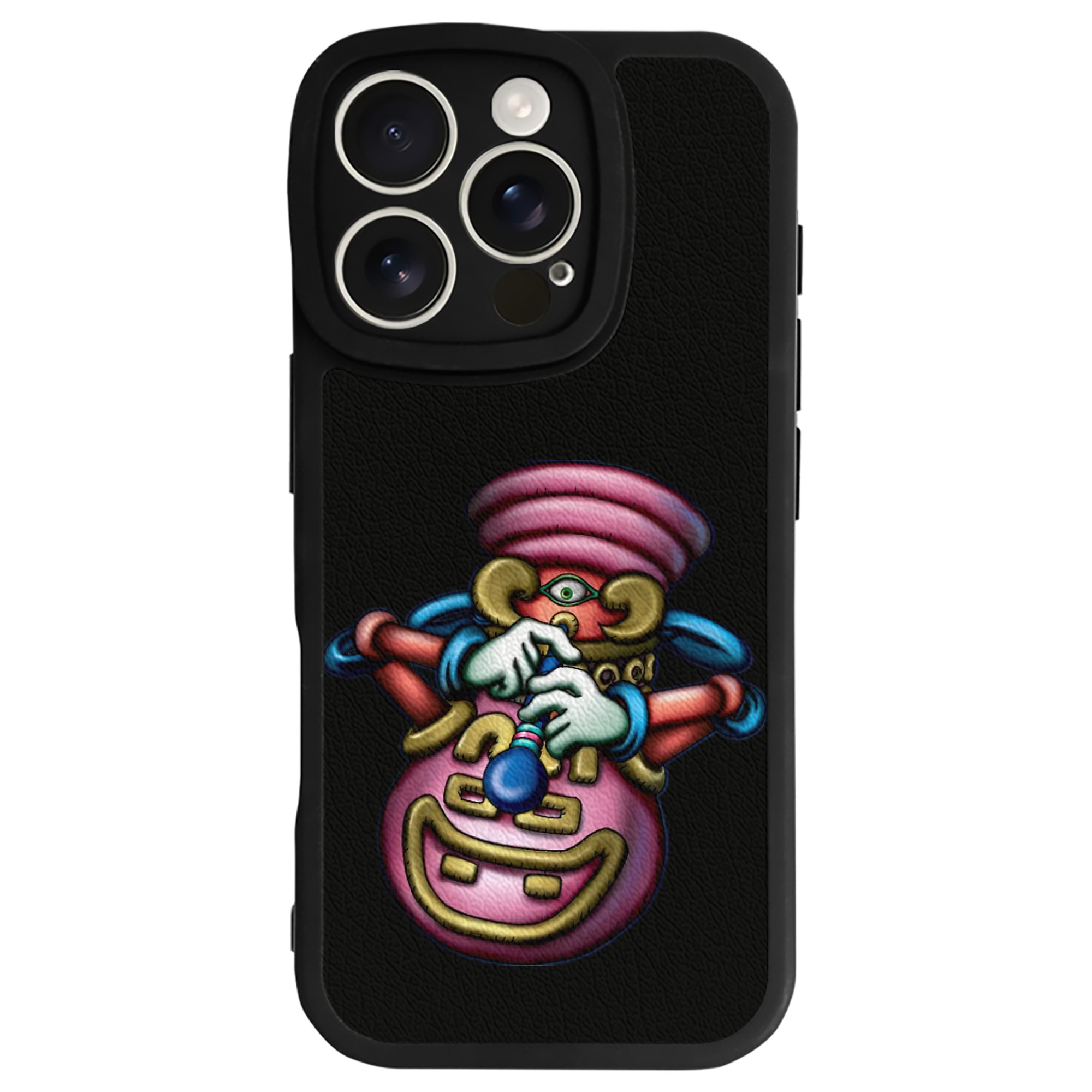 （画像用） 遊☆戯☆王 Yu-Gi-Oh! 【iPhone 16シリーズ対応】シリコンスマホケース（レザー調） 材質：シリコン